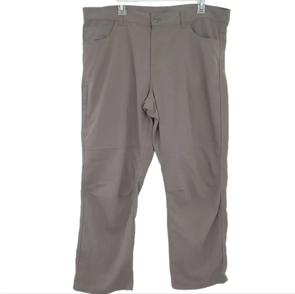 Eddie Bauer Hiking Outdoors Pants 40x30 Tan Brown Utility Pants Workwear Casual